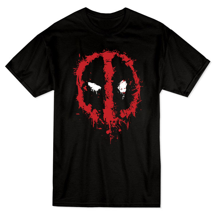 خرید تیشرت ونگارد - طرح Deadpool - سیاه - سایز XXL
